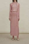 SWAYING 24 Autumn and Winter Wrap-around Wool A-line Skirt SW-SW24AW3B08-FEN Pink SW24AW3B09 SW24AW3B08